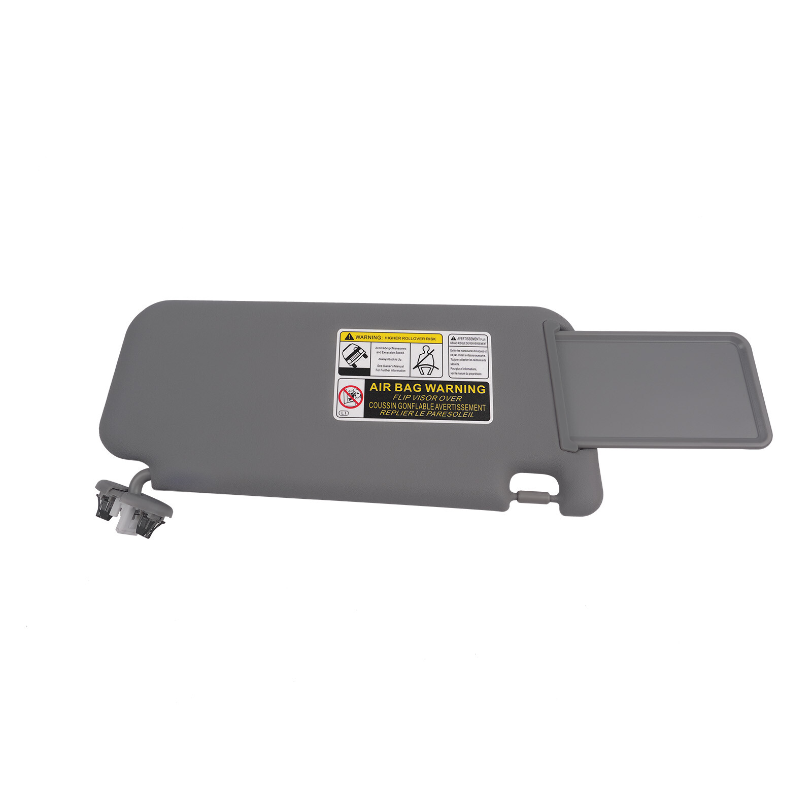 Gray Sun Visor Pair Left & Right Side For Toyota RAV4 2006-2012 74320-42501-B2