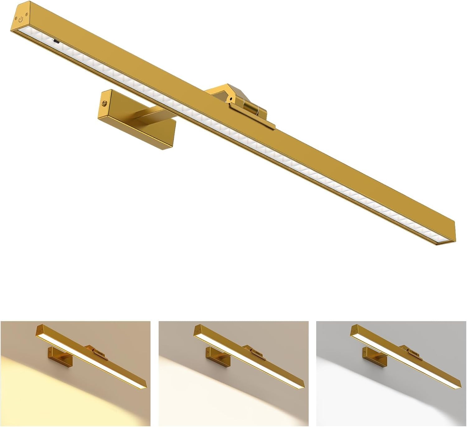 Battery Operated Picture Light Gallery Light for Painting CCT Dimmable,Art Light