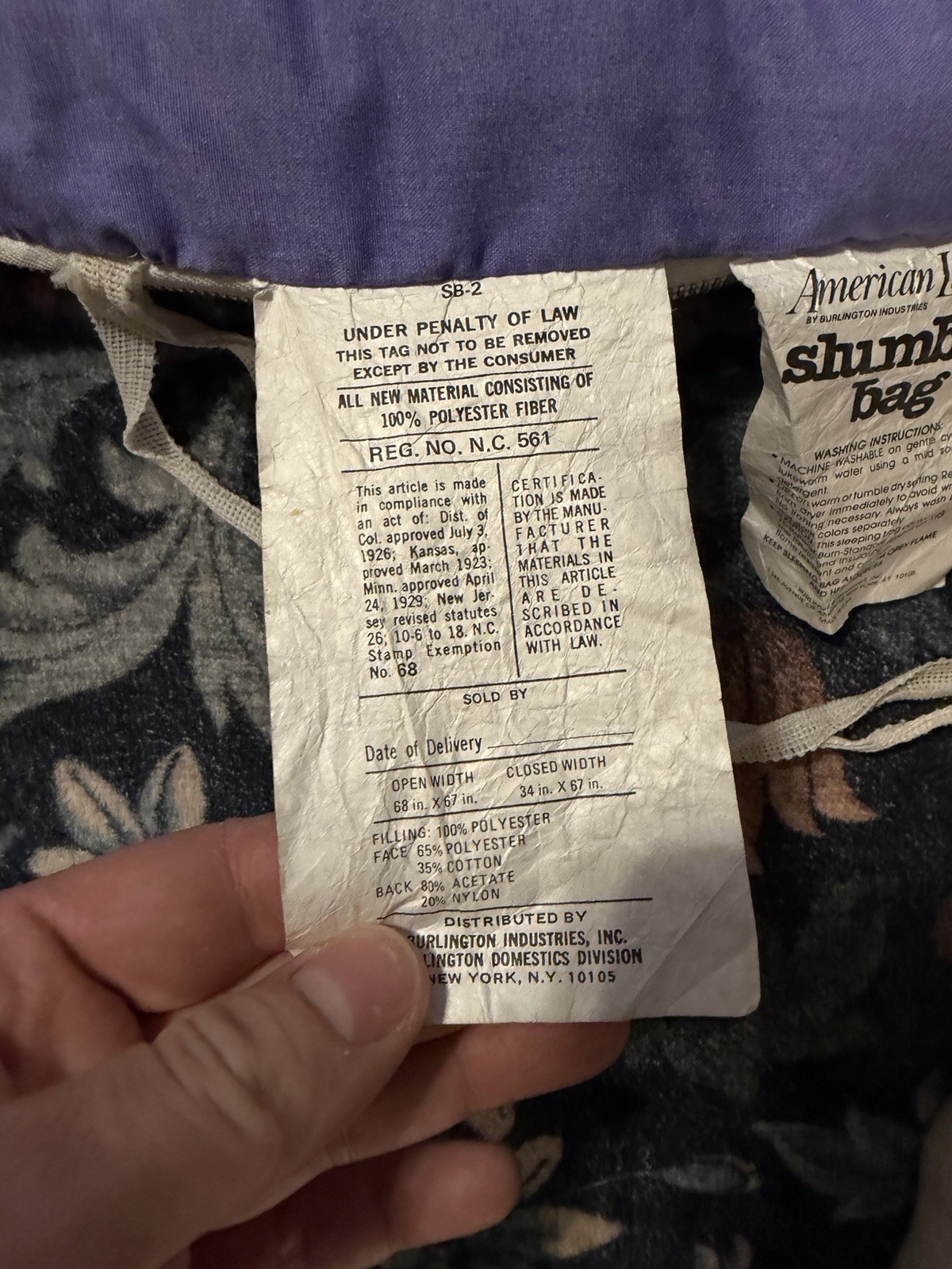 Vintage 1984 Voltron Sleeping Bag World Events Productions W.E.P. 1980's Slumber