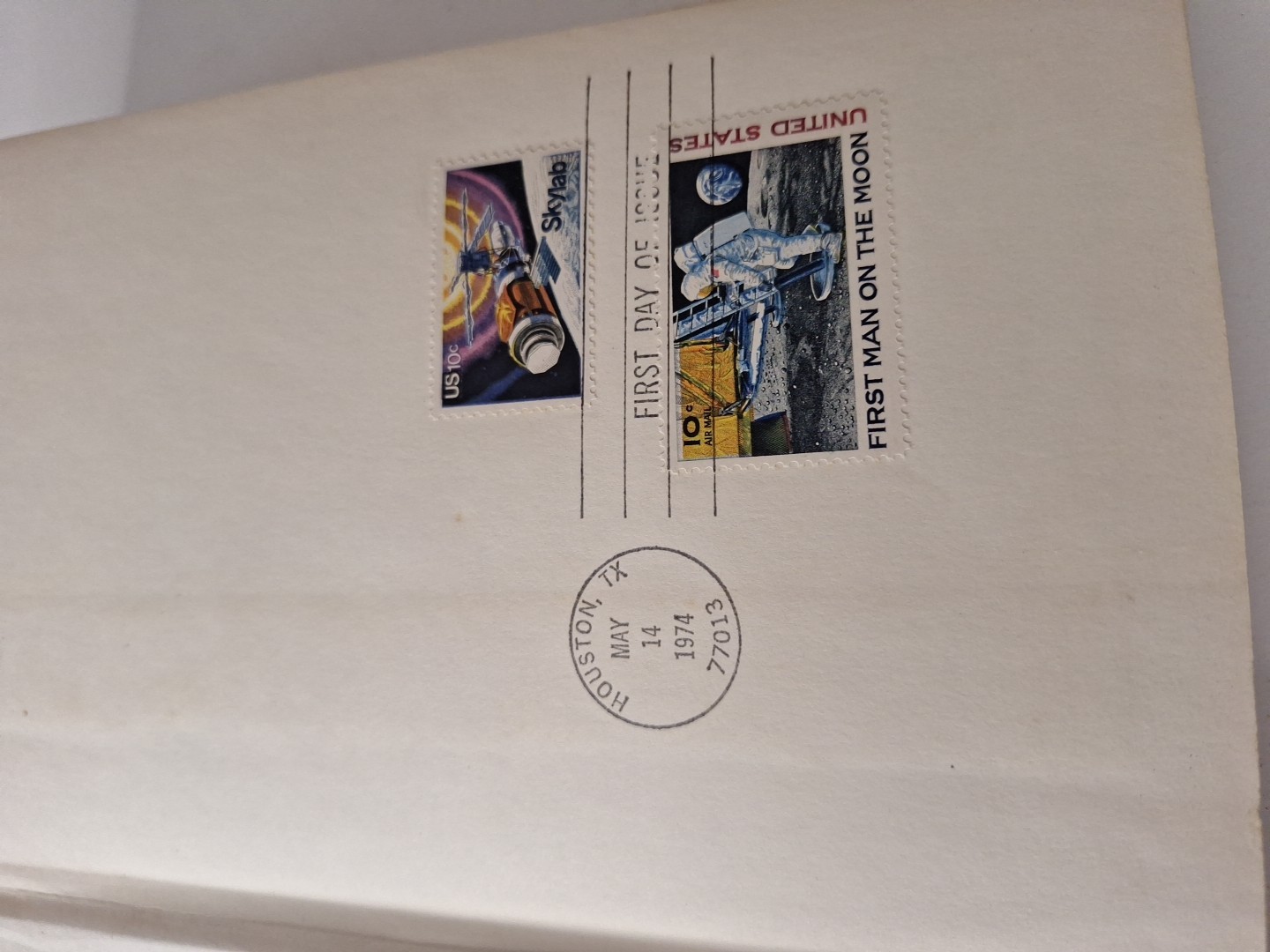 Rare! Return to Earth Col. Buzz Aldrin Book FDC EFO Stamps Skylab Man on Moon