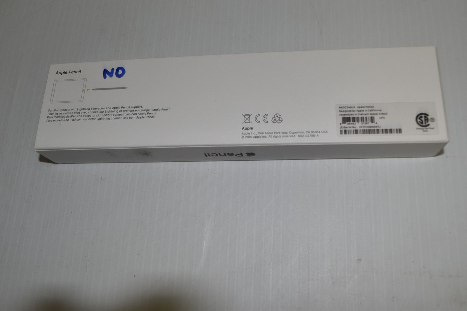 ^^ APPLE PENCIL MODEL A1603 - NEW (LAT117)