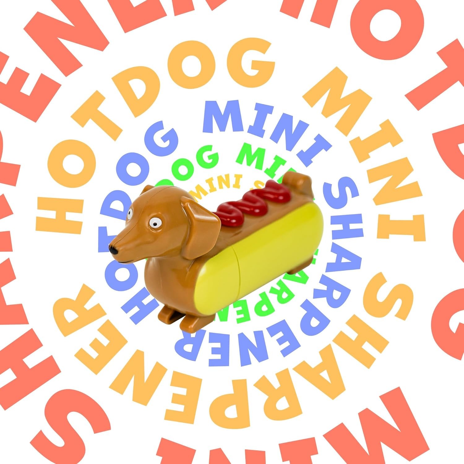 🌭😂 Hotdog Pencil Sharpener Funny Gag Gift – Butt Sharpener Desk Accessory Toy