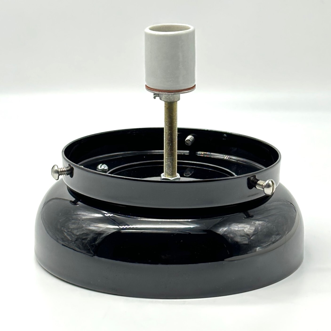 GAS PUMP GLOBE LAMP BASE - 6" BASE W MATCHING COLOR HOLDER - FREE SHIPPING!