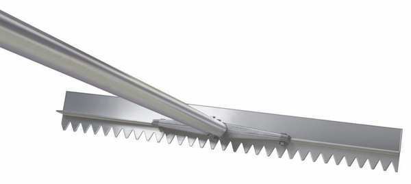 Kraft Tool Gg830 Asphalt Lute,Magnesium,31 Tines,6 Ft.