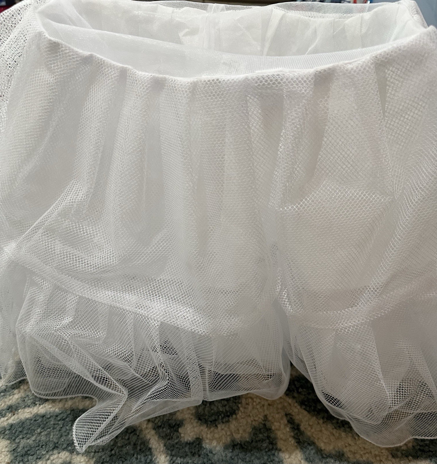 3 Layers Girls Slip Flower Girl Petticoat Crinoline Hoopless Skirt Underskirt