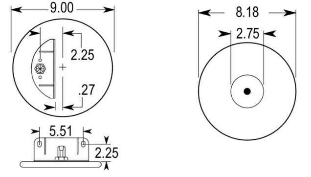 Pack of 8 Air Spring Bag for Kenworth Trucks Replaces W01-358-9622 , 1R11-221