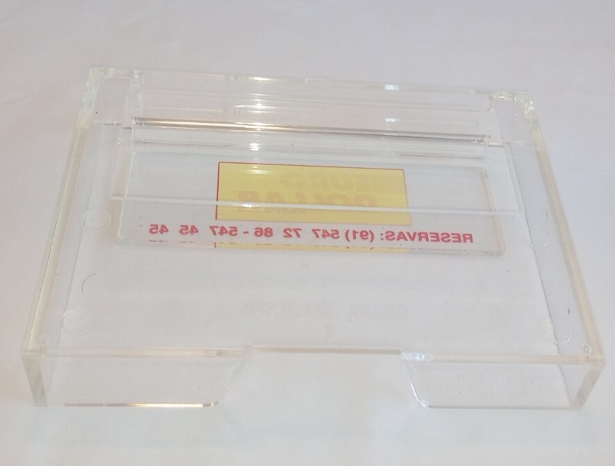 Euro Dollar Rent A Car Paper Pen Holder Advertisement Made In Spain Plastic Tray