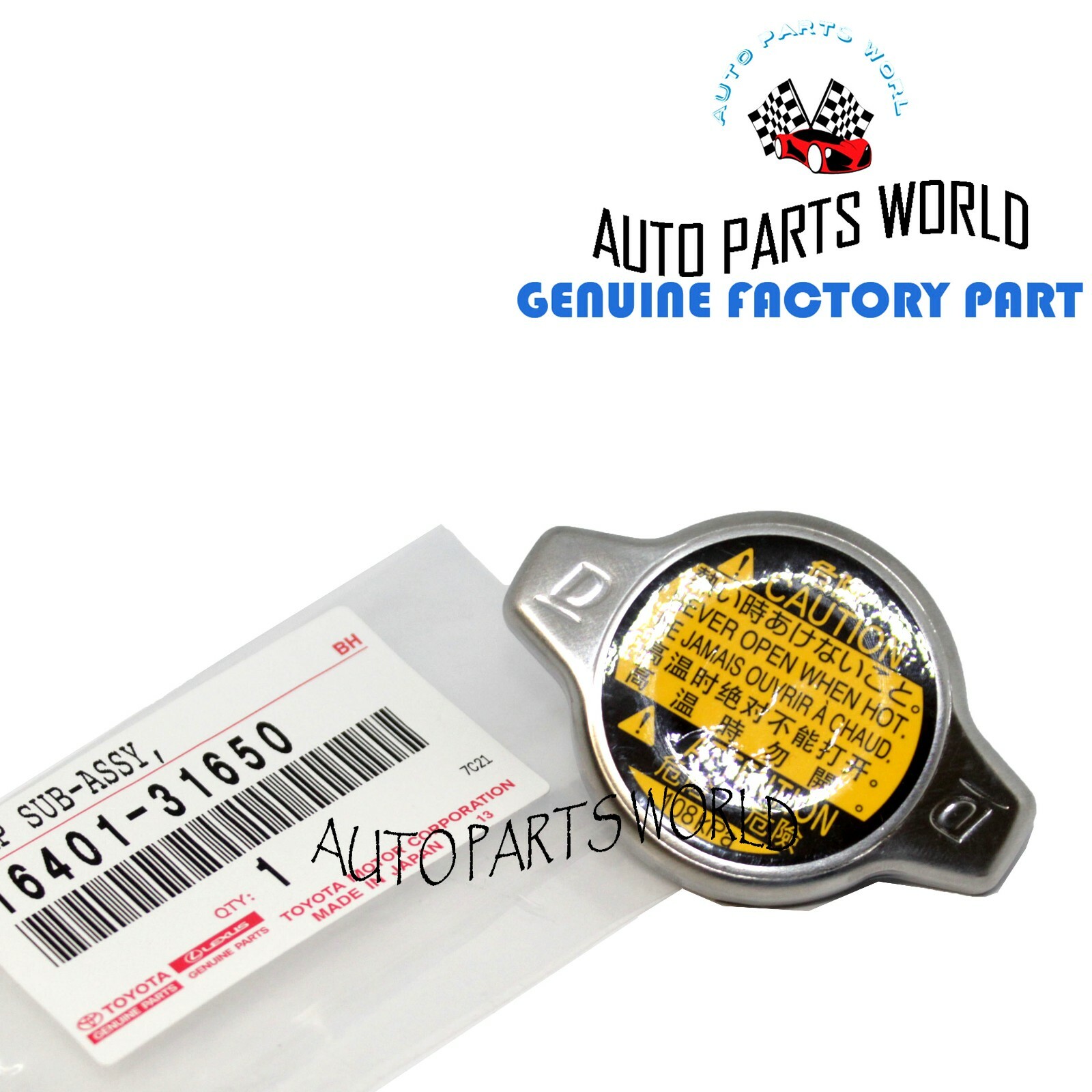 GENUINE TOYOTA 4RUNNER TACOMA FJ GS350 IS250/350 GX470 RADIATOR CAP 16401-31650