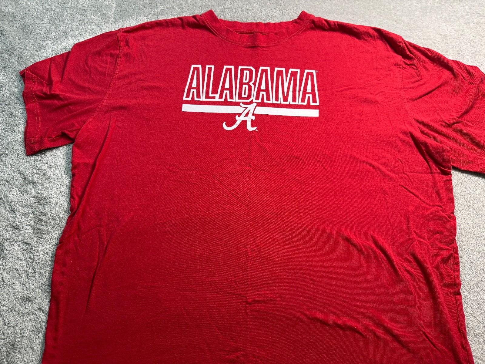 Alabama Crimson Tide T-Shirt Mens Varsity Red Short Sleeve -  4XLT 276