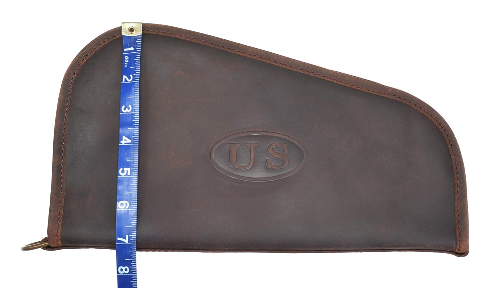 US WW2 Premium Leather Large Pistol Case