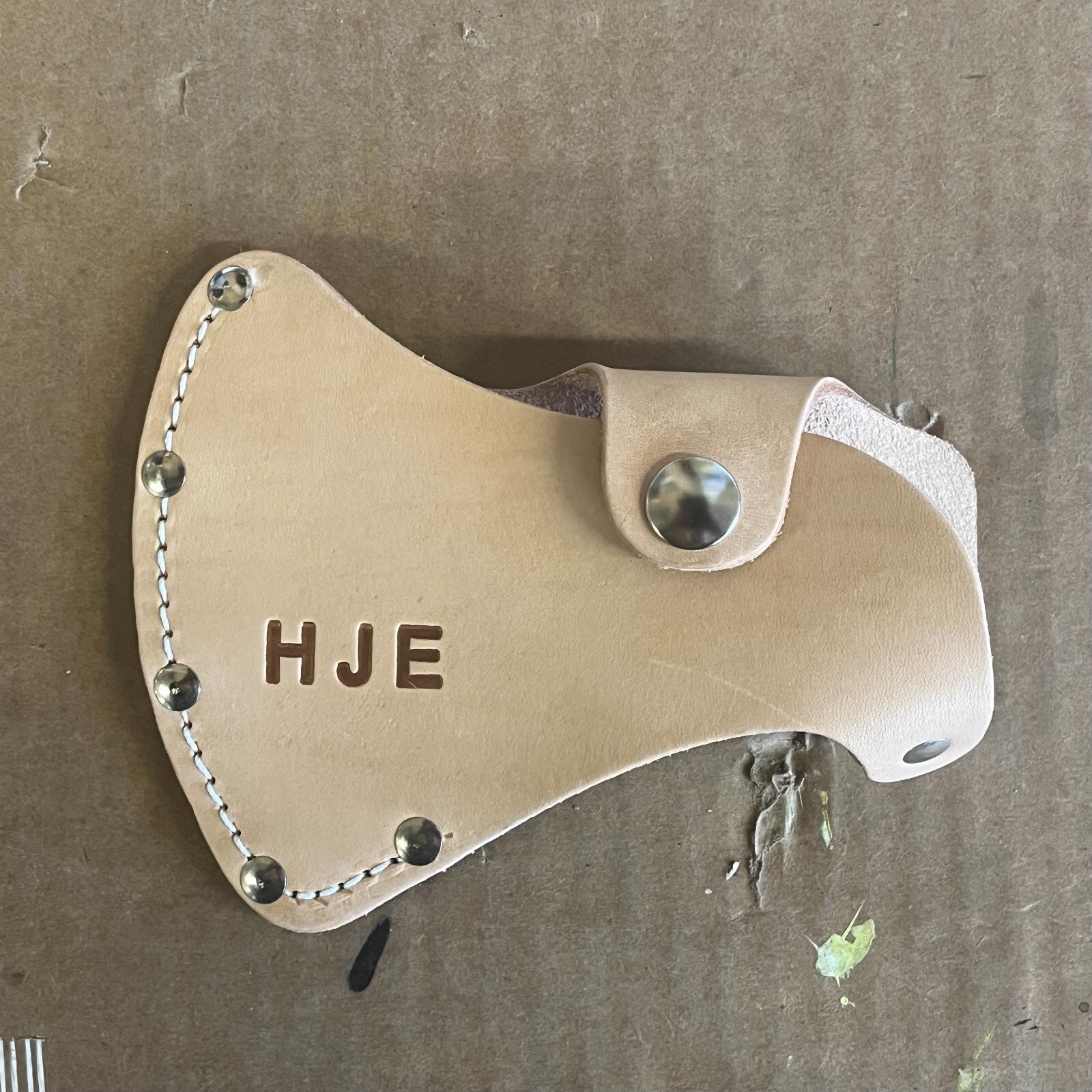 No.1 US Made Top Grain Leather Axe Sheath (Fits Estwing Sportsman's Axe E24A)