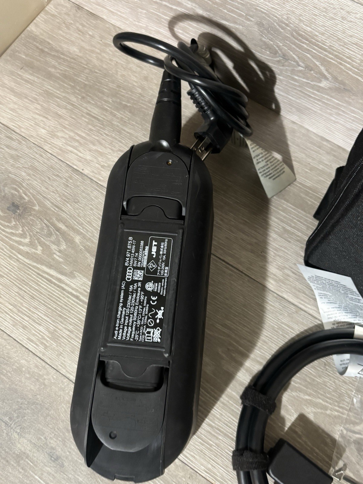 OEM Audi e-tron EV Charger 3.6kW 120V/240V = AS-IS - PIN-Locked READ BELOW