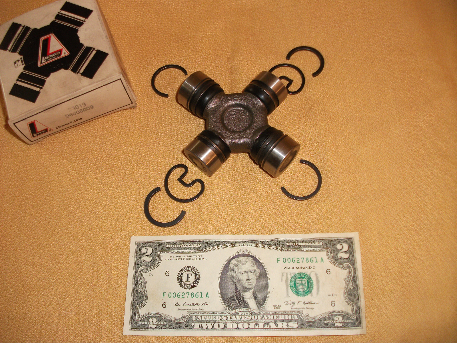 NOS Lakewood 23019 Hi-Performance U-Joint 60's Chevy Cars To Mopar Dana 60 Rear