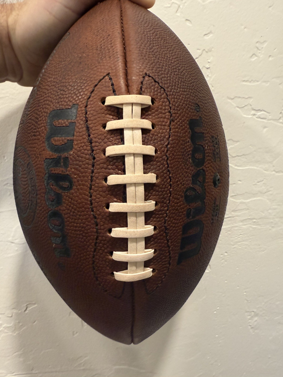 Bart Starr MVP SB I II Signed Autographed The Duke Game Football TriStar COA