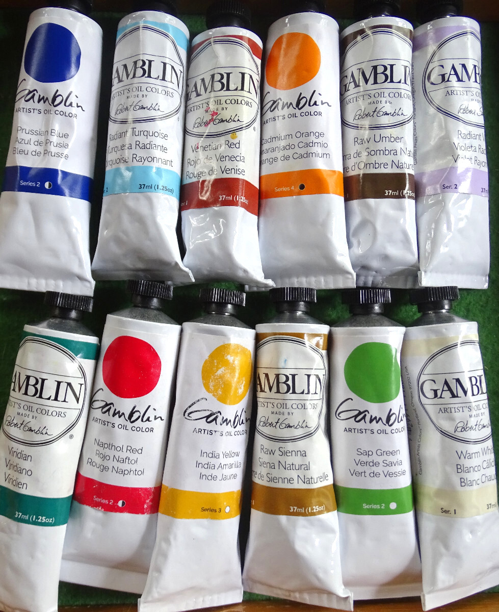 Gamblin Artists' oil colors, 37 ml tubes, various color options