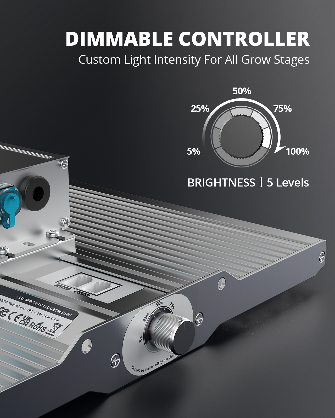 VIPARSPECTRA XS1500 Pro LED Grow Light Full Spectrum for Indoor Plant Veg Flower