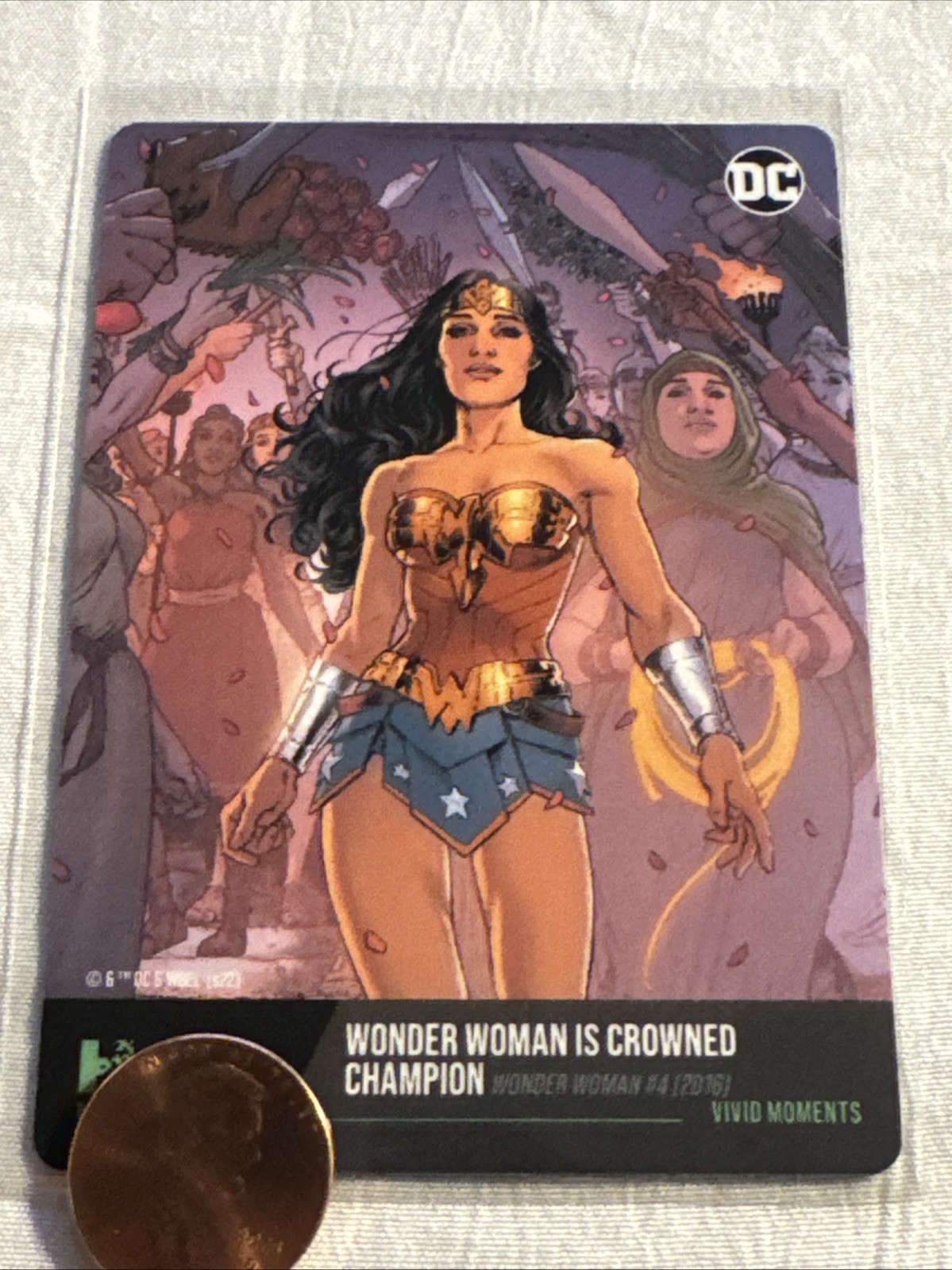 Wonder Woman Is Crowned Champion DC Ch. 2 Hybrid Trading Card Random Mint