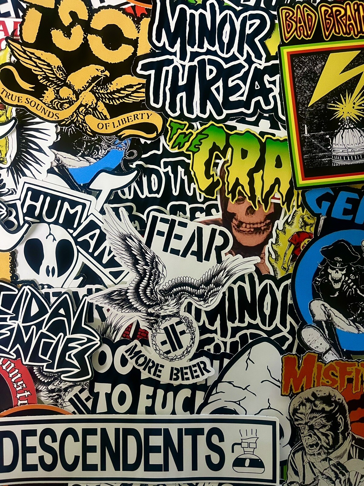 Punk Rock Sticker Lot - Ramones Rancid Dead Kennedy’s Fear