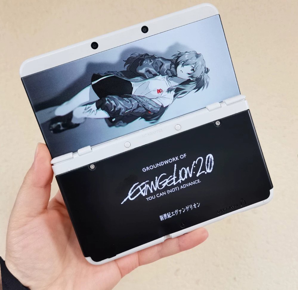 Hot Asuka Monochrome EVA 2.0 Custom Replacement Shell for Nintendo New 3DS cover