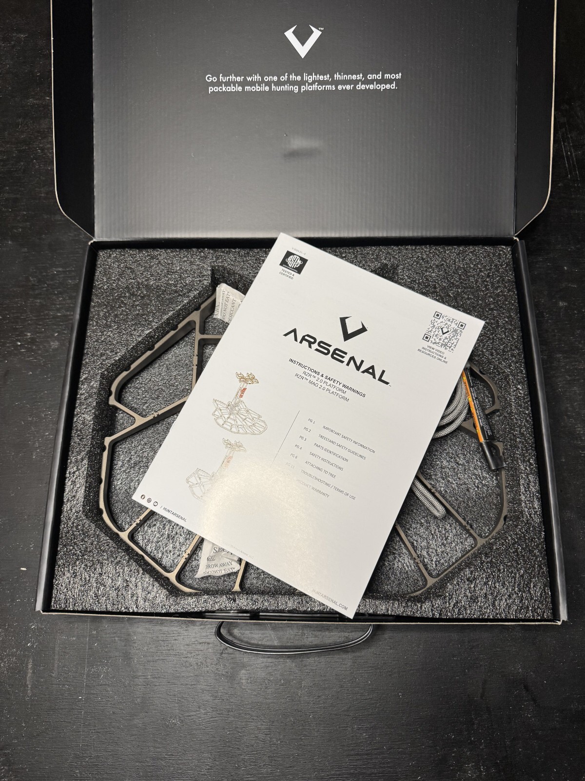 Hunt Arsenal RZR MAG 2.0 Saddle Hunting Platform New