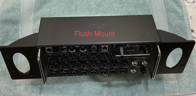 Improved - Rack Ears - Behringer XR16 XR18 SD16 & Midas MR16 MR18 Digital Mixers