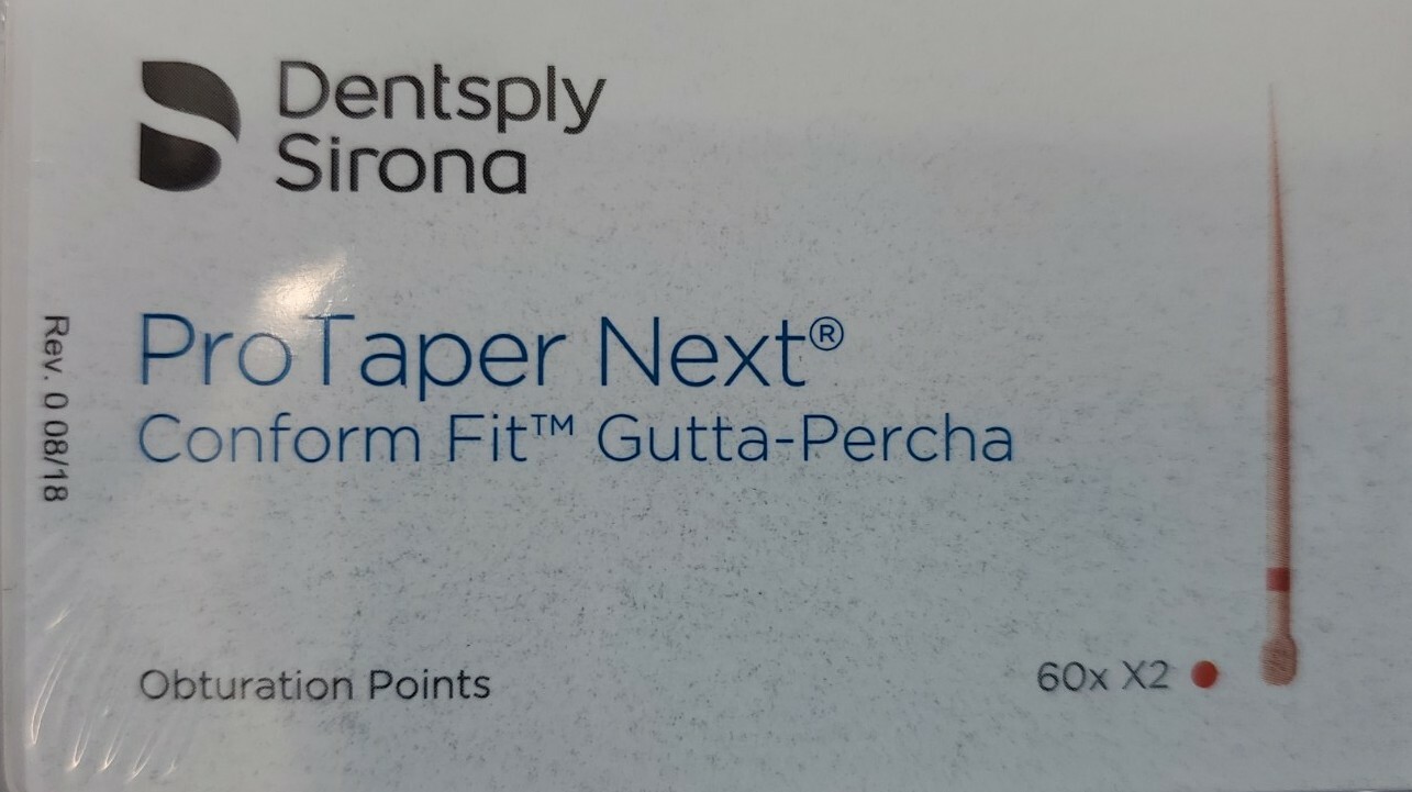 Protaper Next X2 Gutta Percha Points Dentsply Tulsa Dental Root Canal Endo