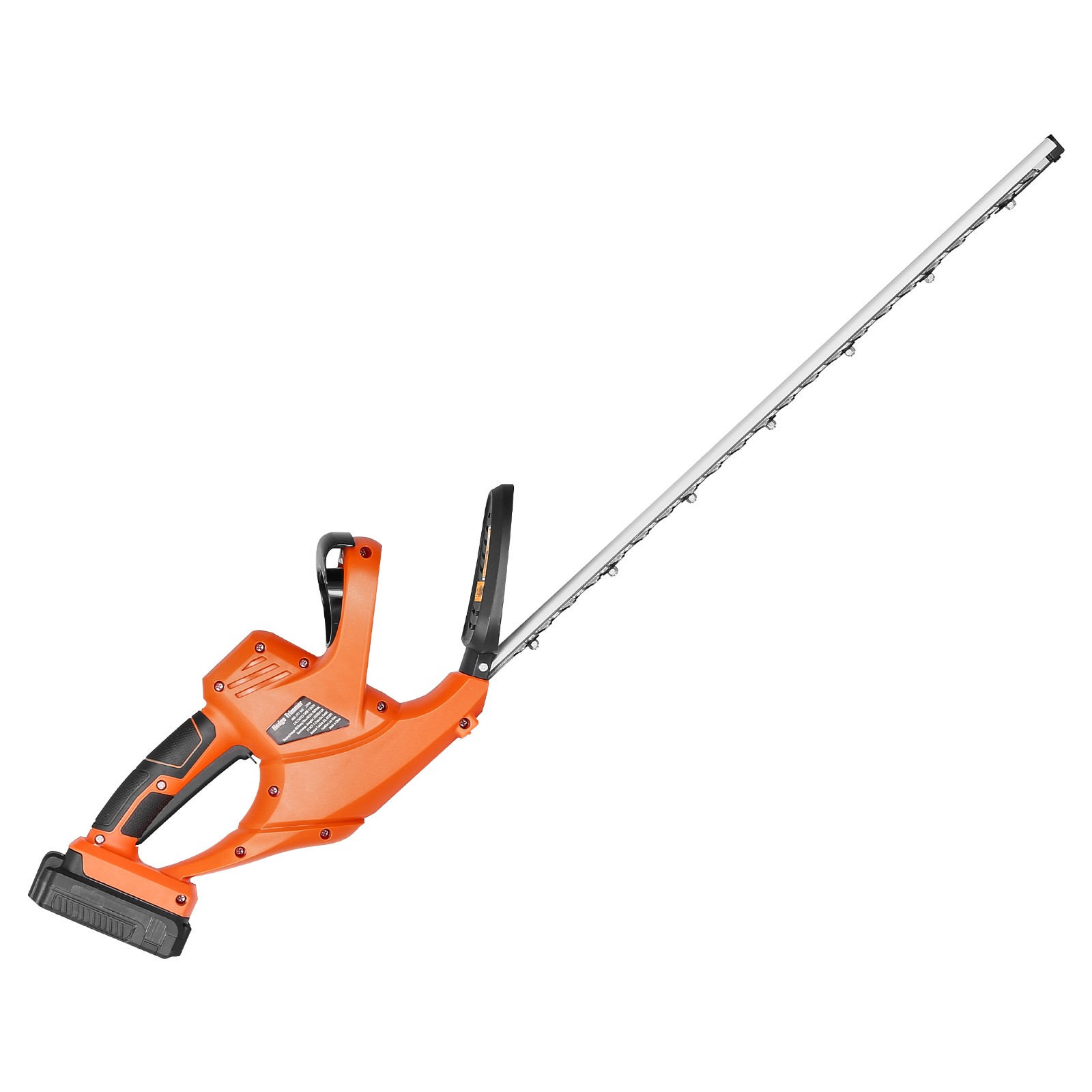Cordless Electric Hedge Trimmer 20V Battery 20in Dual-Action Blade Bush Cutter