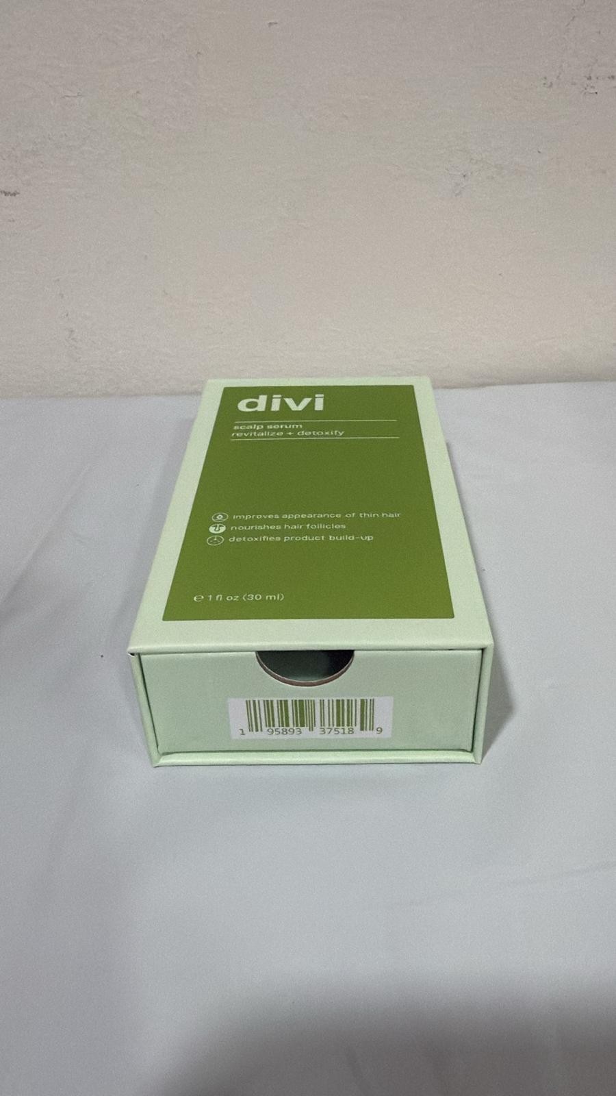 Divi Scalp Serum 1oz 30ml Revitalize Detoxify Thin Hair Treatment New Sealed