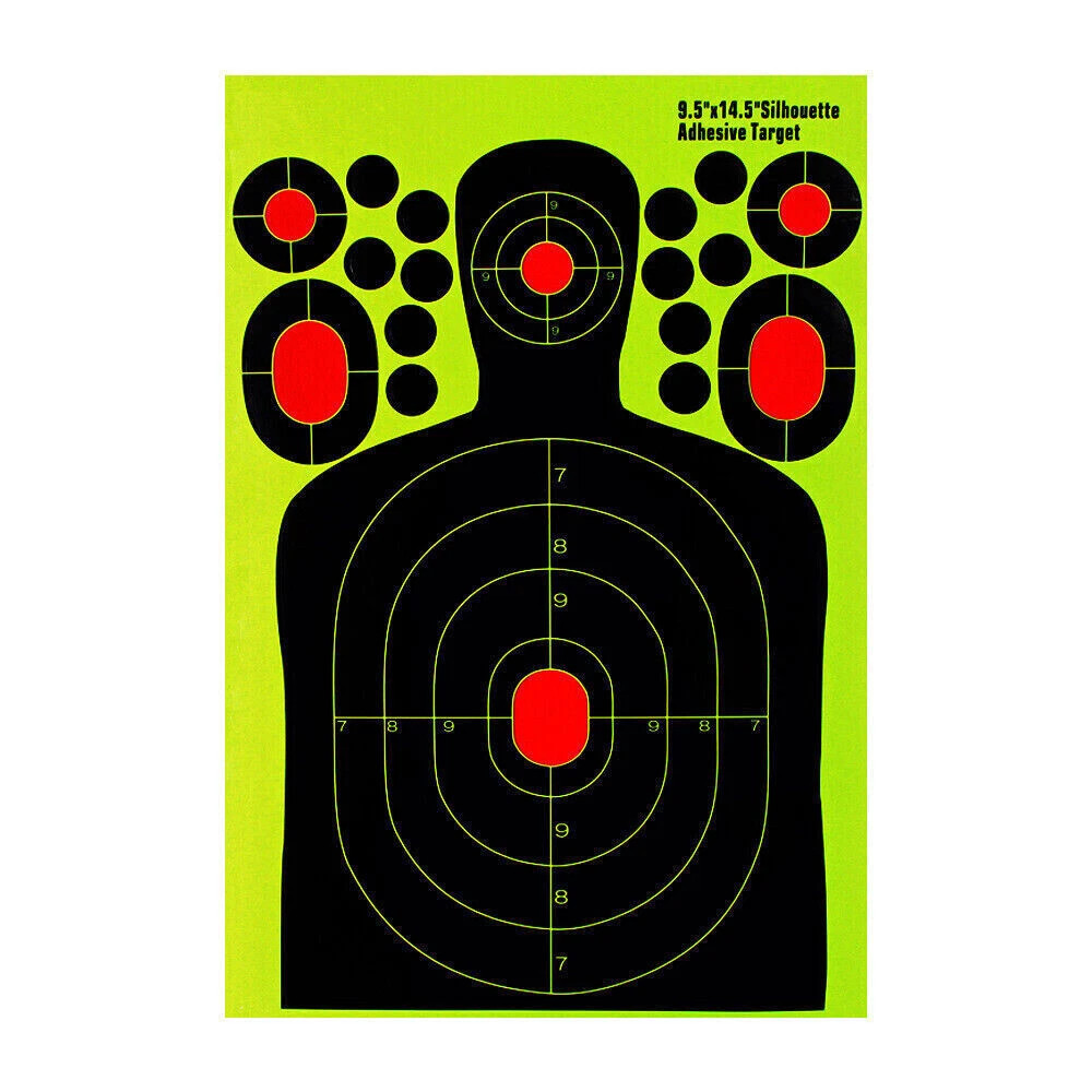 Reactive Splatter Shooting Targets Burst Instant Feedback Self-Adhesive Range