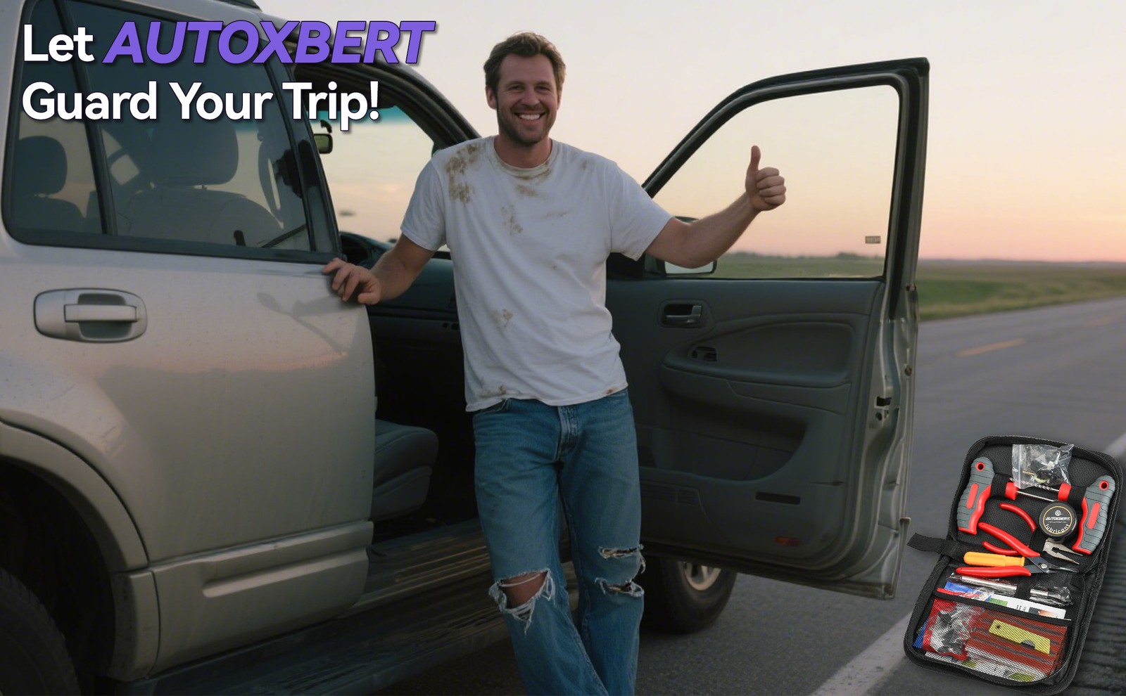 75PCS Tire-Puncture Repair Kit Heavy Duty Offroad Plugs For Tubeless Tire US