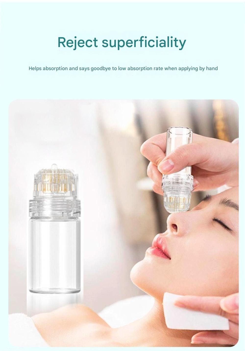 0.25/0.5/1.0/1.5mm Hydra Needles Derma Roller Anti Ageing Micro-needling Tool