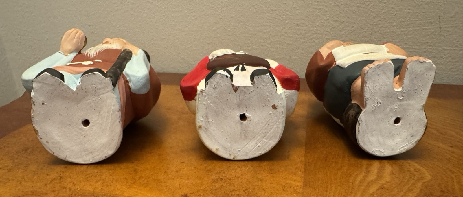 Vintage ~ Hakata Mimasu Dolls ~ Japanese 7 Lucky Gods ~ Porcelain 4 1/2" Figures