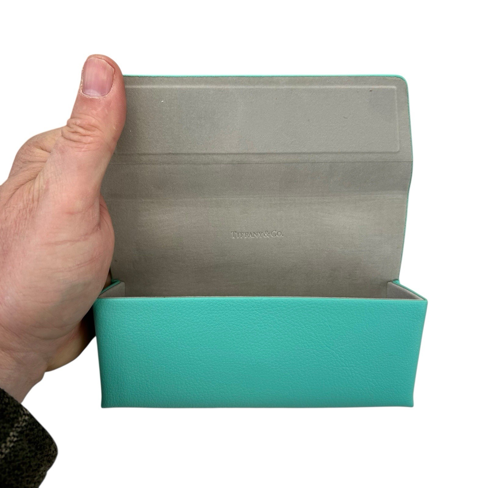 New Tiffany & Co. Eyeglasses/Sunglasses Case w/Box, Case, Cloth & Certificate