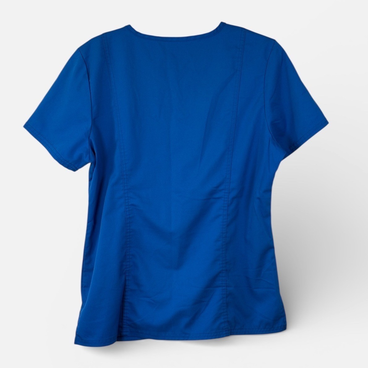 Cherokee Revolution Women's Medium Royal Blue V-Neck Scrub Top & Pants Set