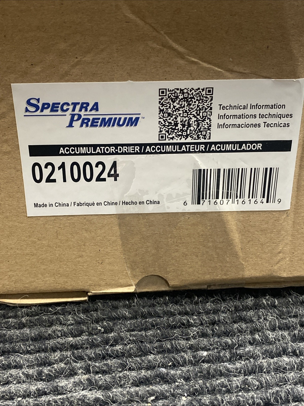Spectra 0210024 A/C Accumulator For 2003-2009 Dodge Ram 1500