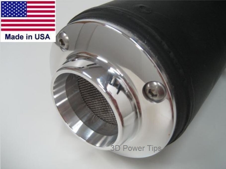 HONDA 2D CNC MUFFLER EXHAUST TIP CRF 250F w/ SPARK ARRESTOR SCREEN