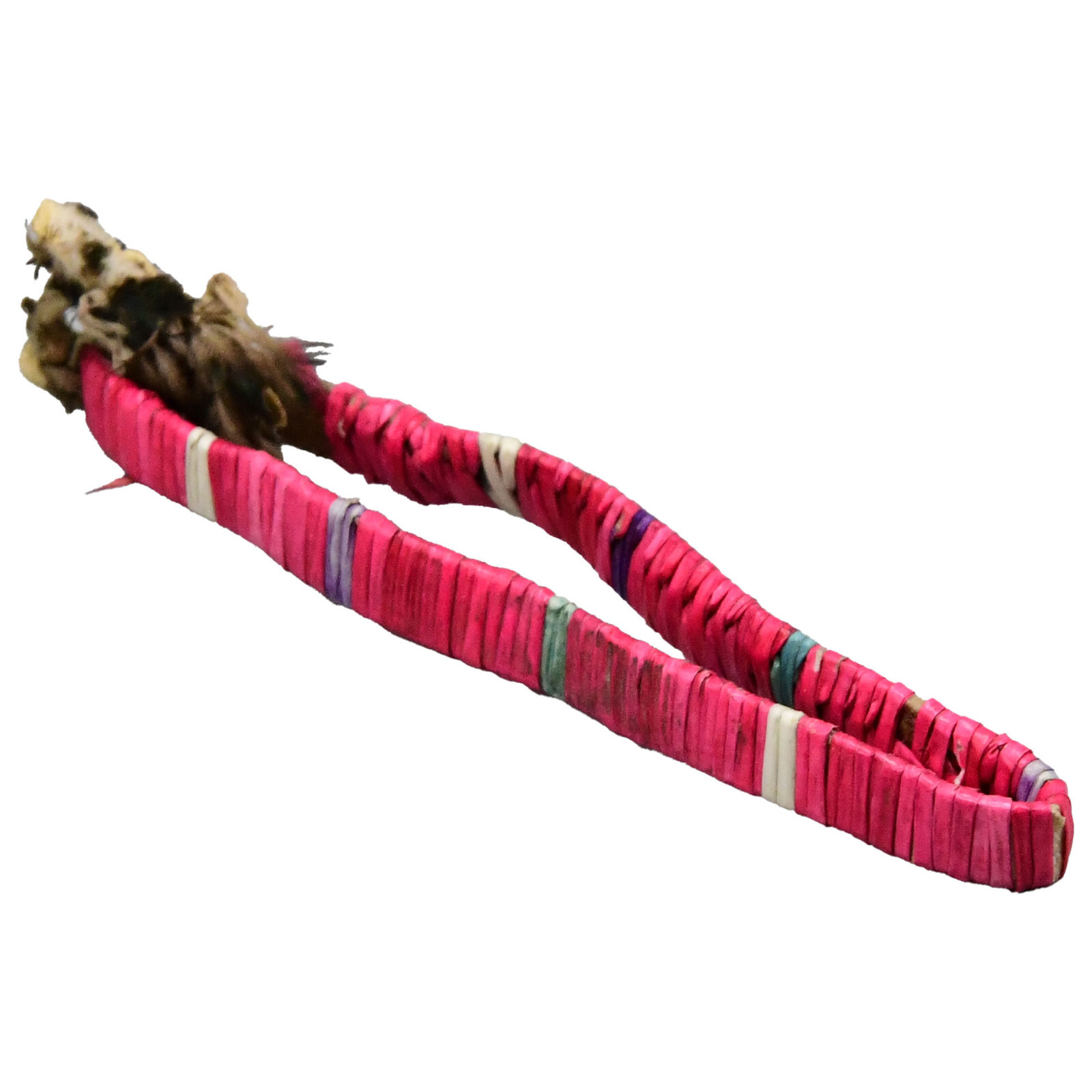 Red Green Purple White Native American Quilled Arm Band 4" x 1/4"