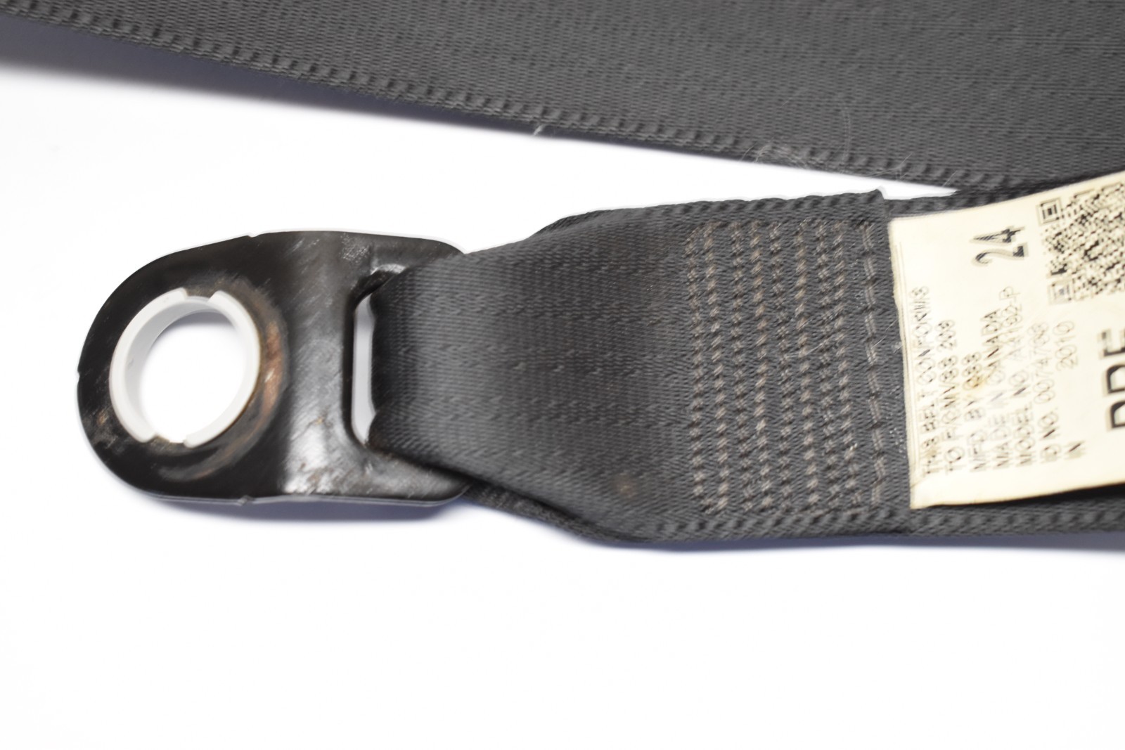 2009-2013 TOYOTA TUNDRA PASSENGER FRONT SEAT BELT RETRACTOR BLACK OEM CREW DBL