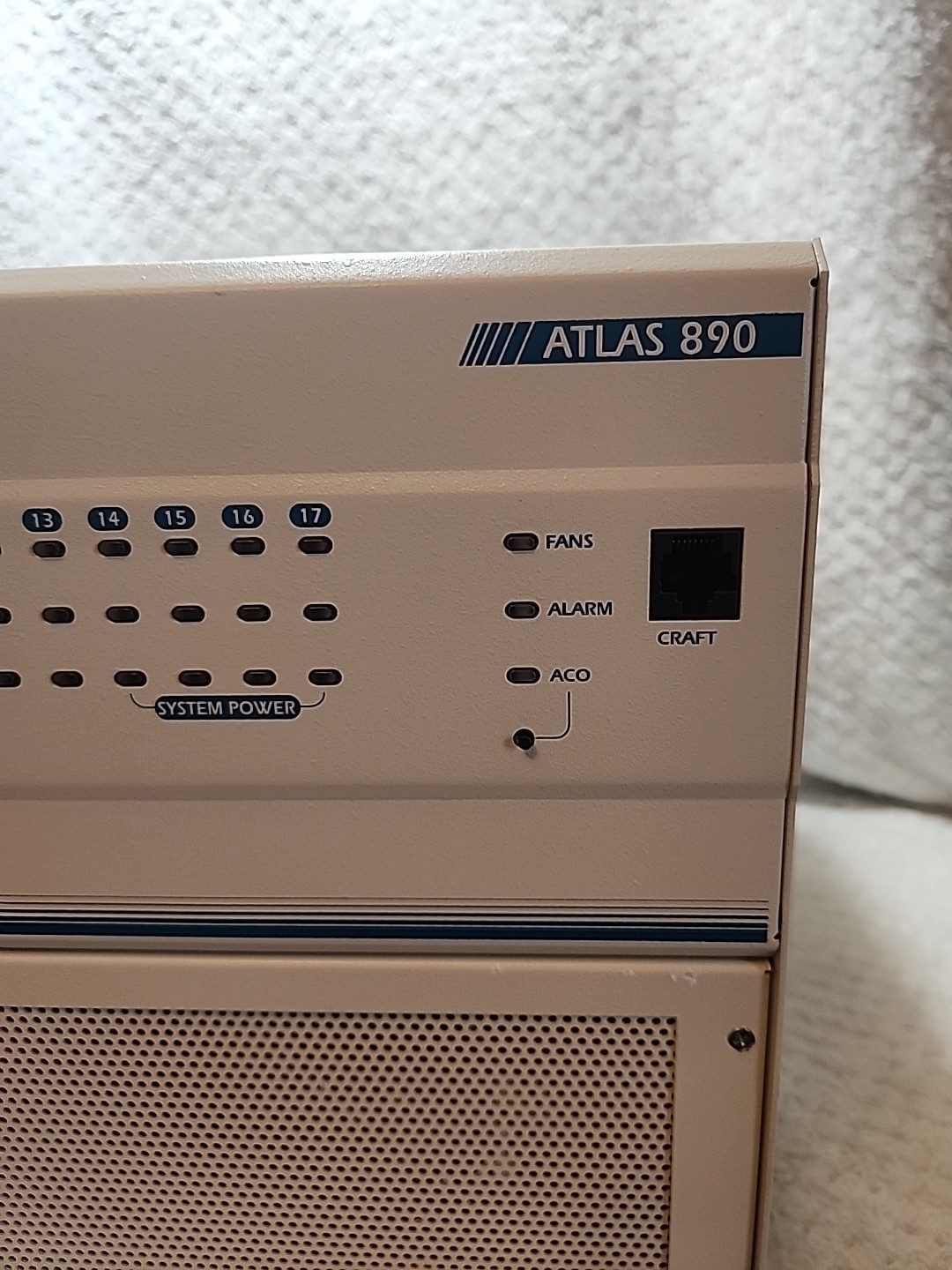 Adtran Atlas 890 Chassis 1200321L1 w/2*Controller +1*Quad T1 PRI +2*PSU Module