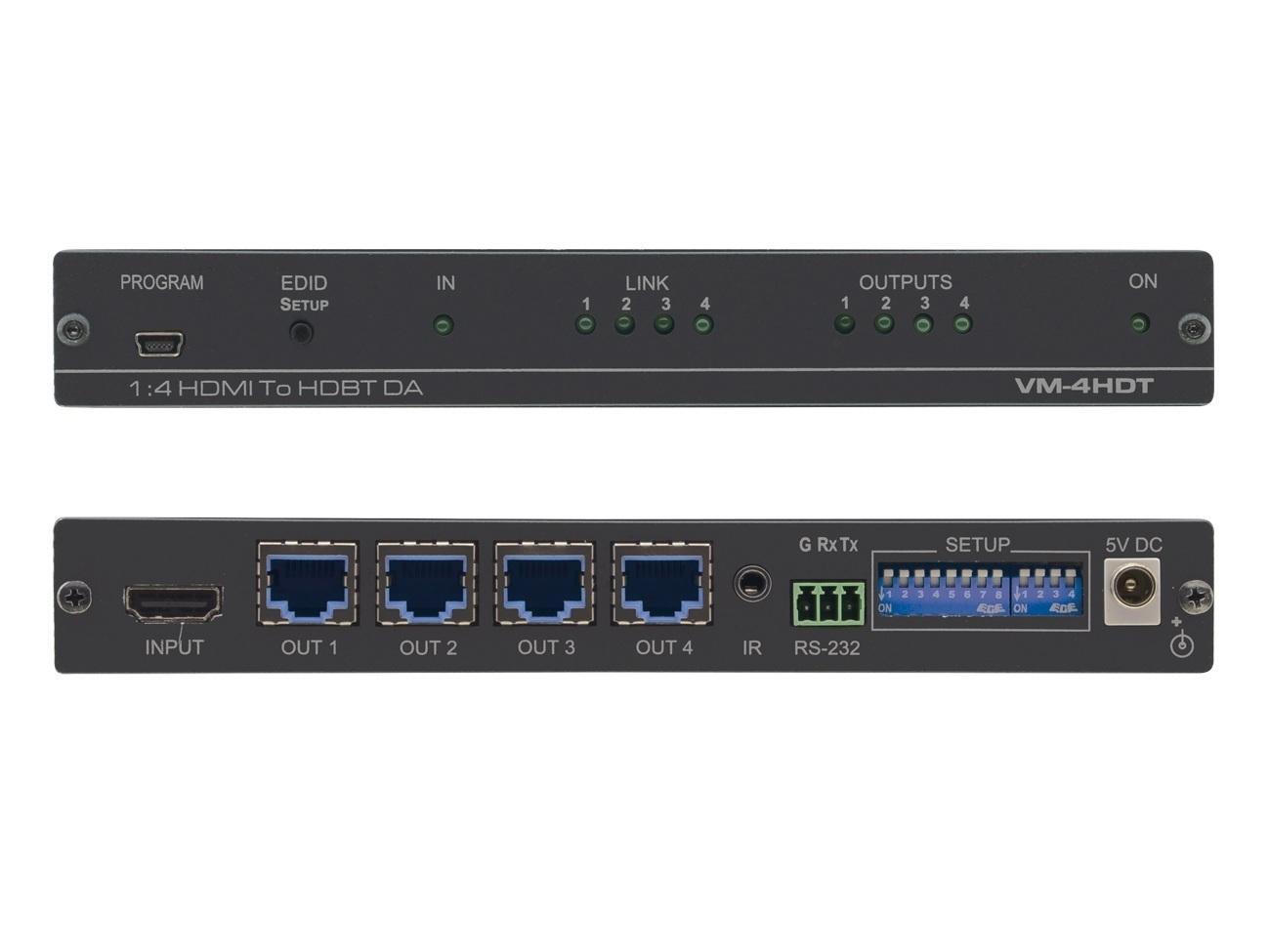 Kramer VM-4HDT 1:4 4K UHD HDMI to HDBaseT Distribution Amplifier