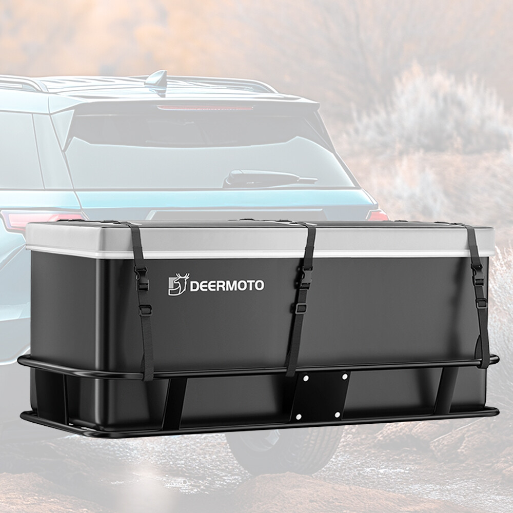 DEERMOTO Hitch Mount Luggage Cargo Carrier Bag Storage Waterproof 19 Cubic Feet