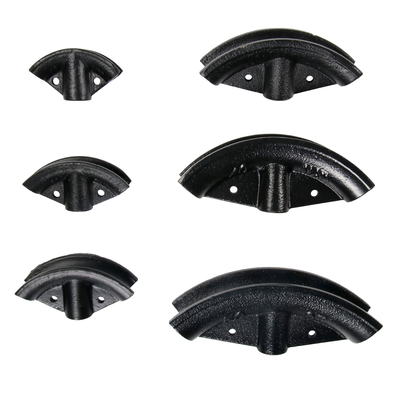 12 Ton Pipe Bender Manual Hydraulic Piping Bending Exhaust Tube Fabric w/6 Dies