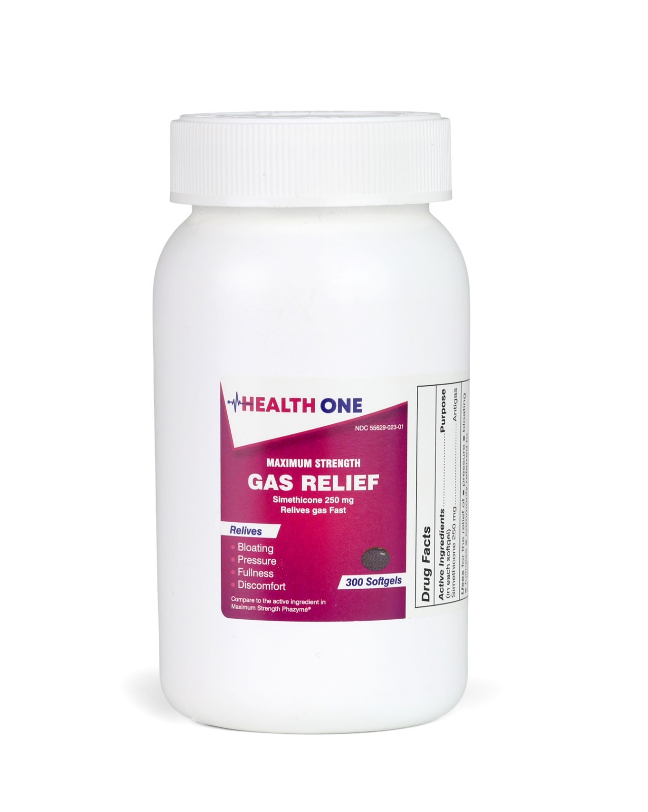 Maximum Strength Gas Relief Softgels, 250 mg Simethicone, 300 Count