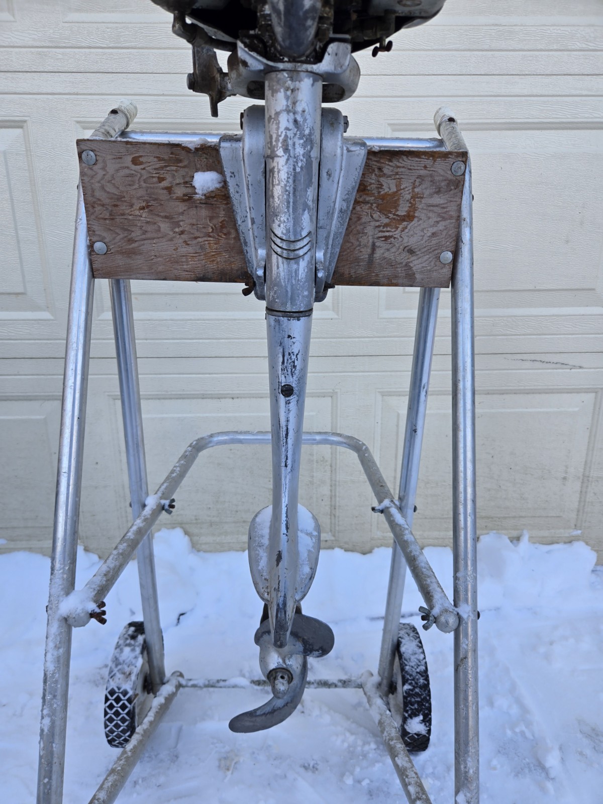 Antique 1941 Evinrude 4371 Sportwin 3.3hp Outboard Boat Motor Turns Over & Spark