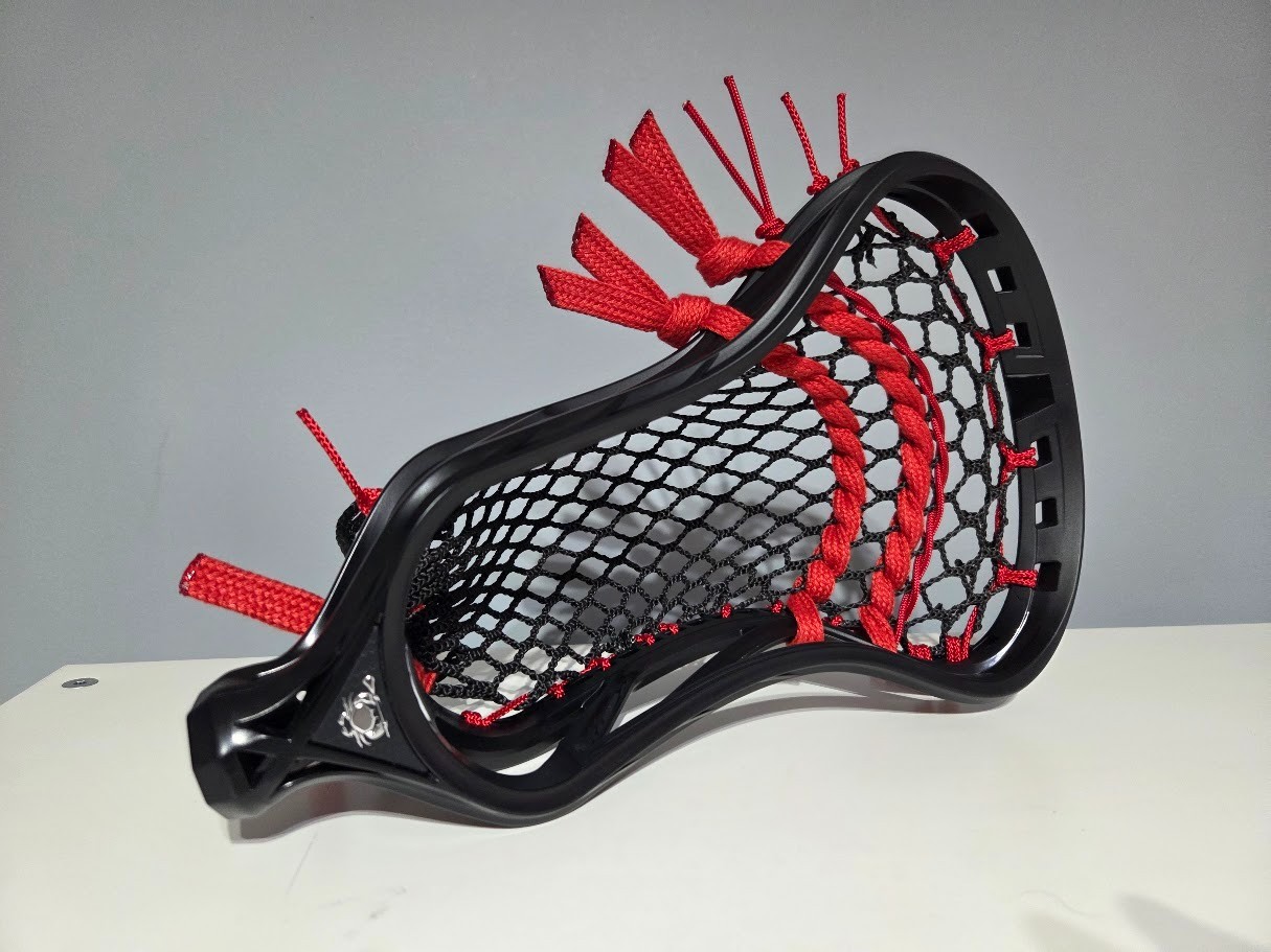 ANY CUSTOM STRINGING New ECD MIrage 3.0 Lax Lacrosse Head Attack Pocket Black