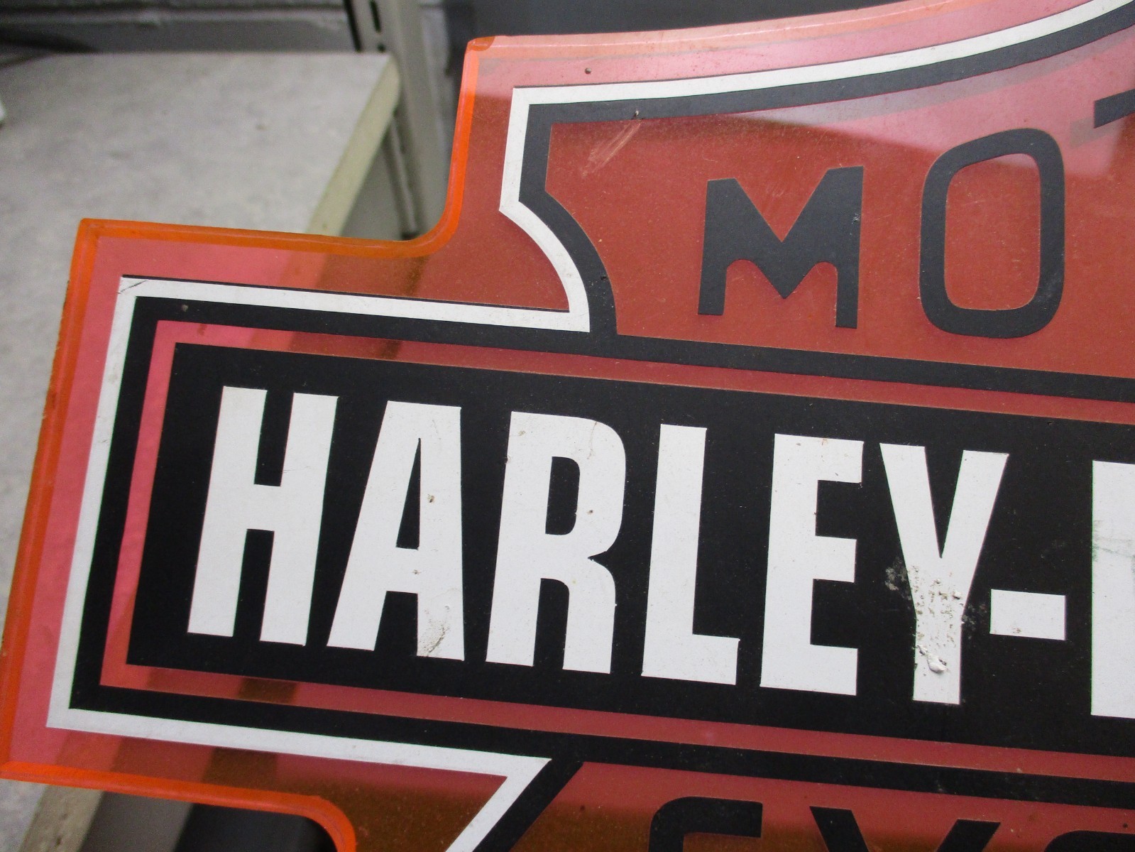 Harley-Davidson Motor Cycles Shield Logo Sign