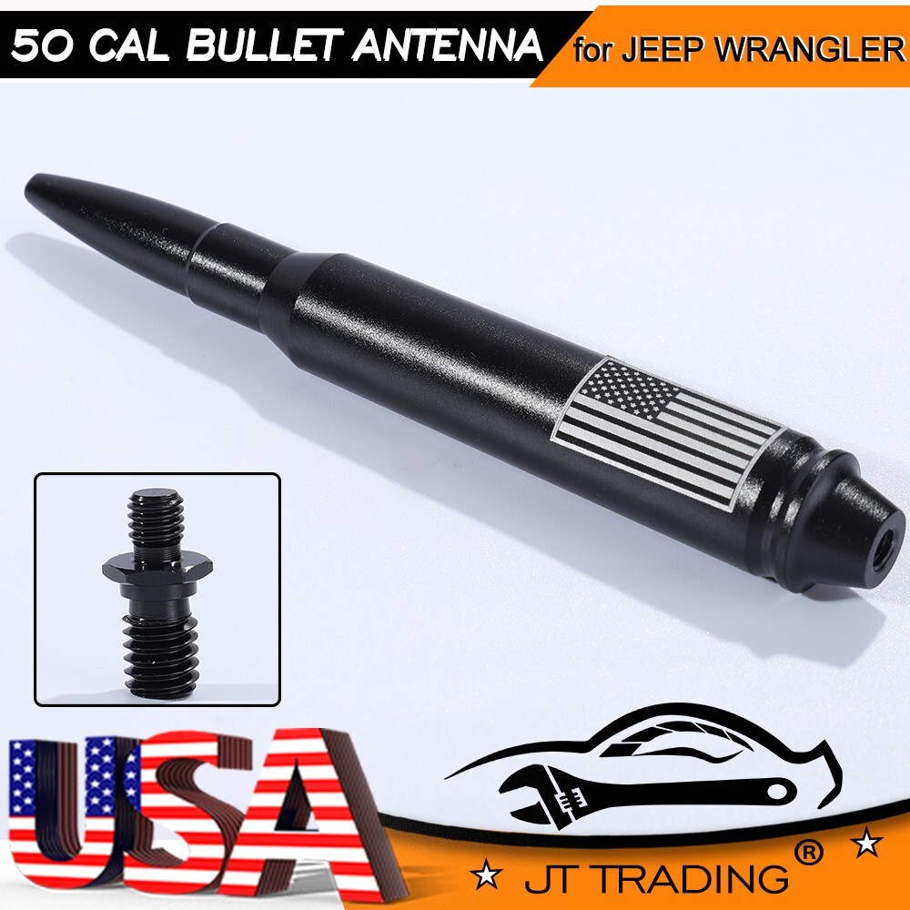 USA Bullet Antenna for 2007-2021 Jeep Wrangler JK JL Rubicon Sahara Gladiator