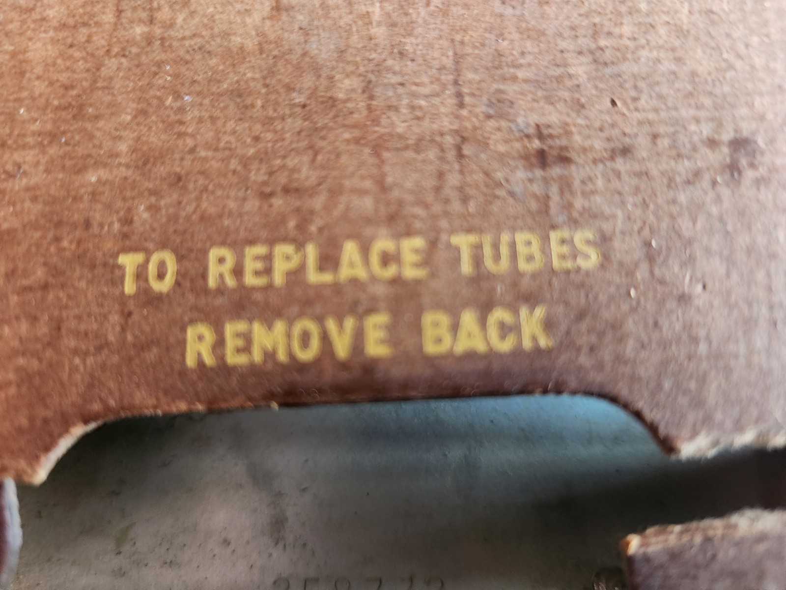 Federal Telephone + Radio Co. 1040TB 1947 Tube Radio Not Working Parts Brown Vtg