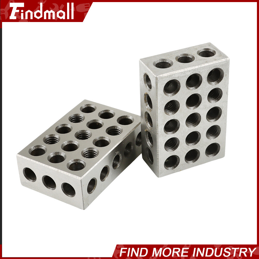 5 MATCHED PAIRS ULTRA PRECISION 1-2-3 BLOCKS 23 HOLES .0001" MACHINIST 123