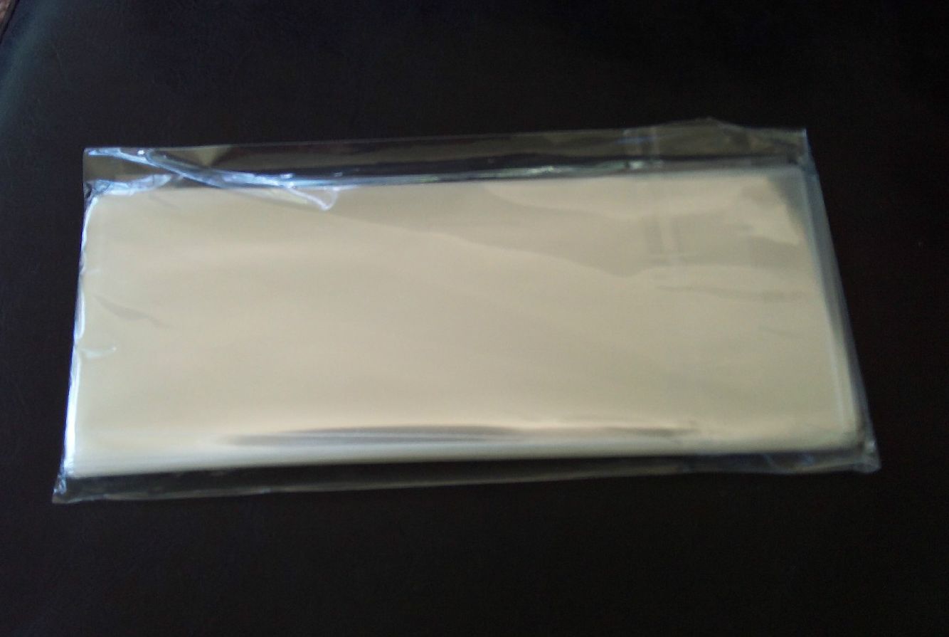 100 - 2"x6" CRISP CRYSTAL CLEAR FLAT CELLO BAGS